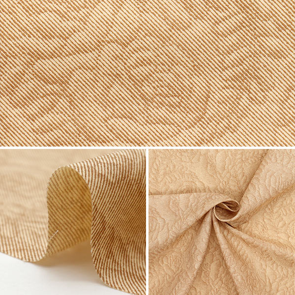 【数量5から】 生地 『シャーティング イリュージョン ライトベージュ 804302-A』 YUWA 有輪商店