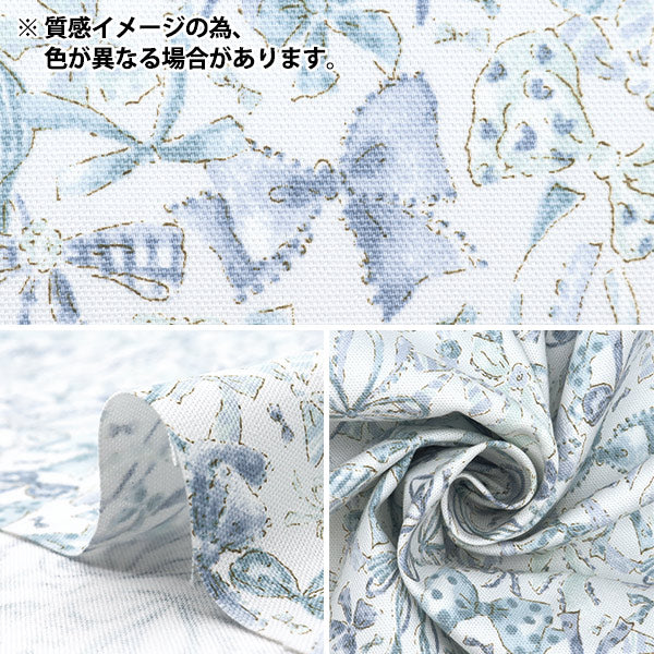 【数量5から】 生地 『NOVA オックス ジュエリーボックス リボン ピンク NOX-JRIB-PI』 KOKKA コッカ 【ユザワヤオリジナル】