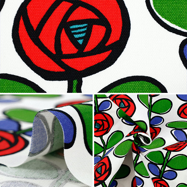 【数量5起】 織物 “快点,这布 牛津布 玫瑰红ACS1116-A" COTTON KOBAYASHI