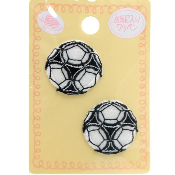 ワッペン 『お気に入りワッペン ミニワッペン サッカー MOW680