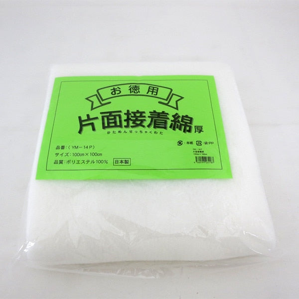 Hand Leistung "einseitiger Kleberbaumwoll (dick) 100 cm x 100 cm ym-14p"