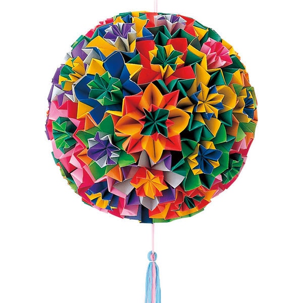 종이 접기 키요 페이퍼 "이중 쿠수다마 세트 태 101001"Toyo