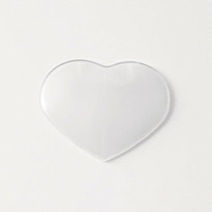 Button "Heart-shaped wrapping button 4 sheets COH-4" Panami Panami Takagi fiber