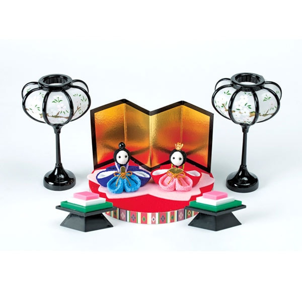 Festival saisonnierKit d'artisanat "TsumamizaikuMametsu Semami Hina HM-16" Panami Panami Takagi Fibre