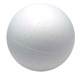 発泡スチロール 素材 『素ボール 真球型 直径200mm 1個入り S200-1』