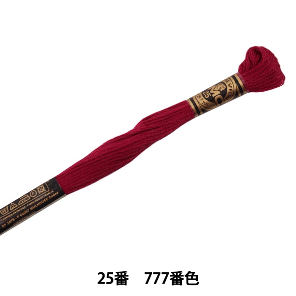 Embroidery thread "DMC No. 25 embroidery thread 777"