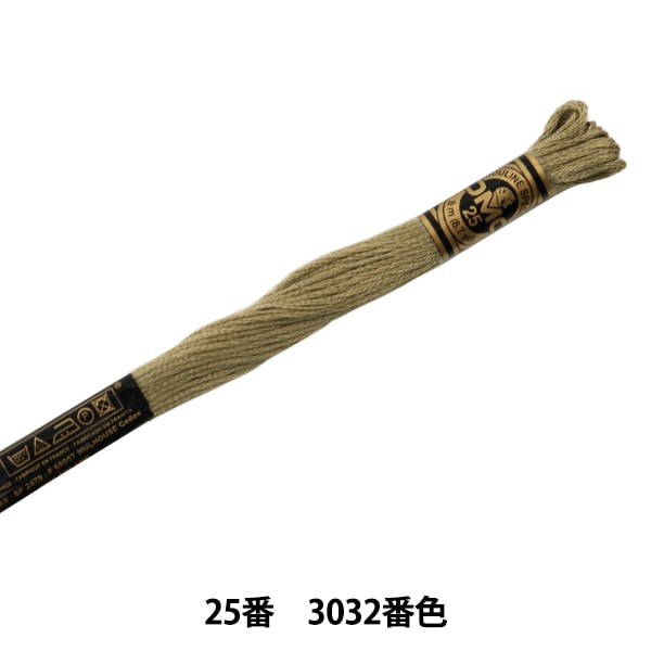 Embroidery thread "DMC No. 25 embroidery thread 3032"