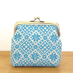 Kit di ricamo "kogin kit GamaguchiTipo quadrato di sacca (beige) Kogin 38" Olympus