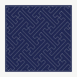 Ткань для вышивания 『DARUMA Сашико Yume Fukin Kon Saaya 210" Дарума DARUMA Йокота