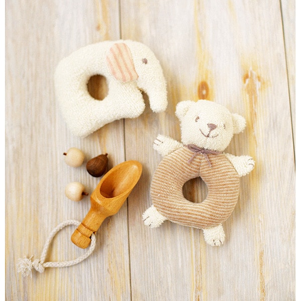 Kit d'artisanat "Hamanaka bio coton bébé Garakumato Elephant (2 points 1) H434-514" Hamanaka