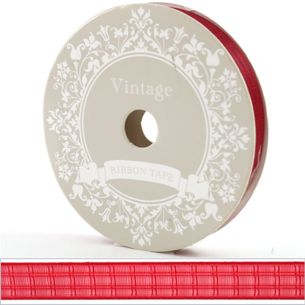 Ribbon "Polyester Organdy Ribbon 9mm Width Co -Aka"