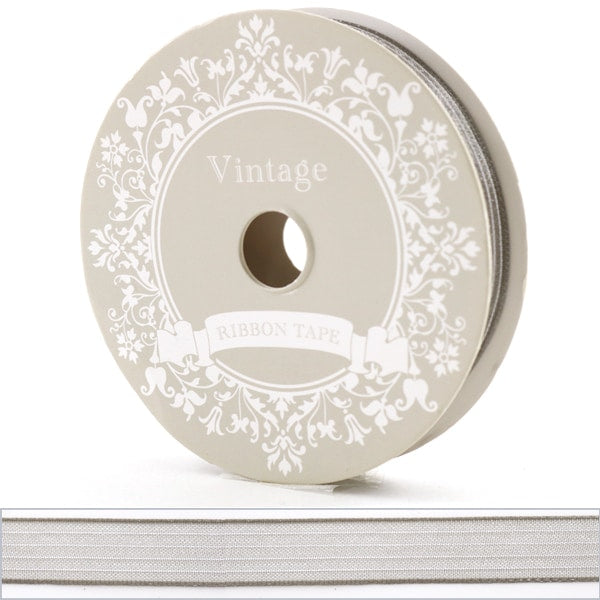 Ruban 『polyesterRuban d'organdy de largeur de 13 mm gris "