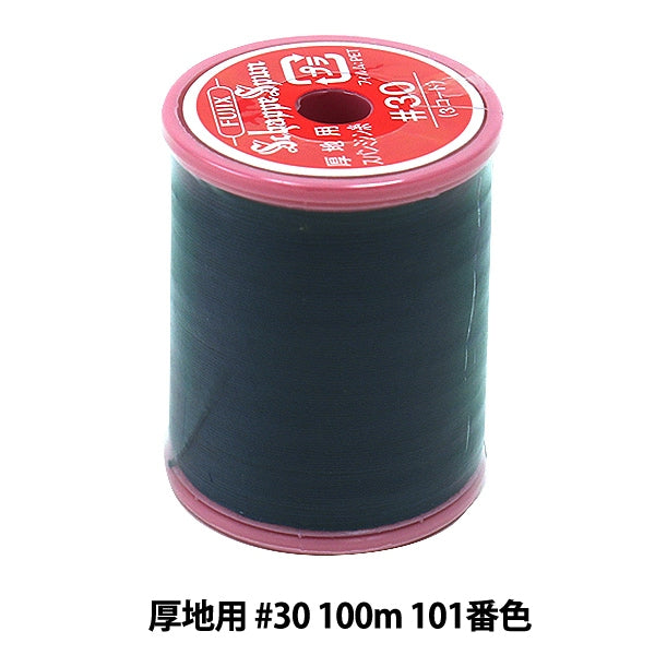 Filo per macchina da cucire "Shappespan per terra spessa #30 100m 101 Colore" Fujix Fujix