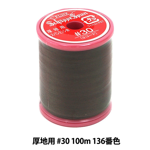 Filo per macchina da cucire "SHAPPESPAN Spesso terreno #30 100m 136 No."