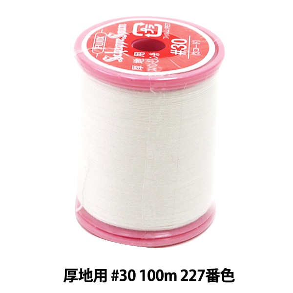 Filo per macchina da cucire "SHAPPESPAN Spesso terreno #30 100m 227 Color" Fujix Fujix