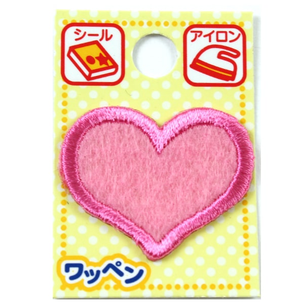 Patch "nomPatch Coeur rose 1"