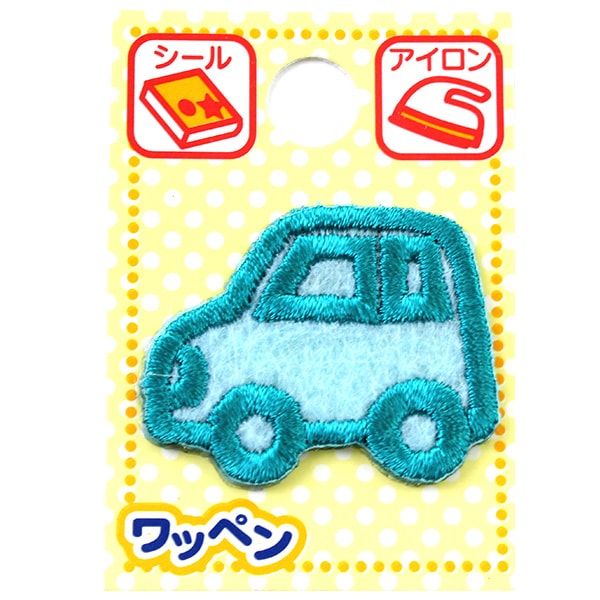 ワッペン 『ネームワッペン 緑色 くるま2』 – Yuzawaya