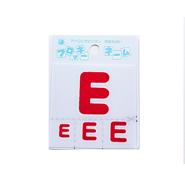 Parche "Flocky Nombre (alfabeto) Rojo E" Templo