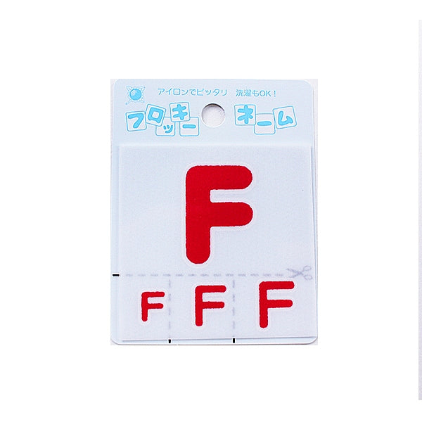 Заплатка "Flocky Name (Alphabet) Red F" Храм