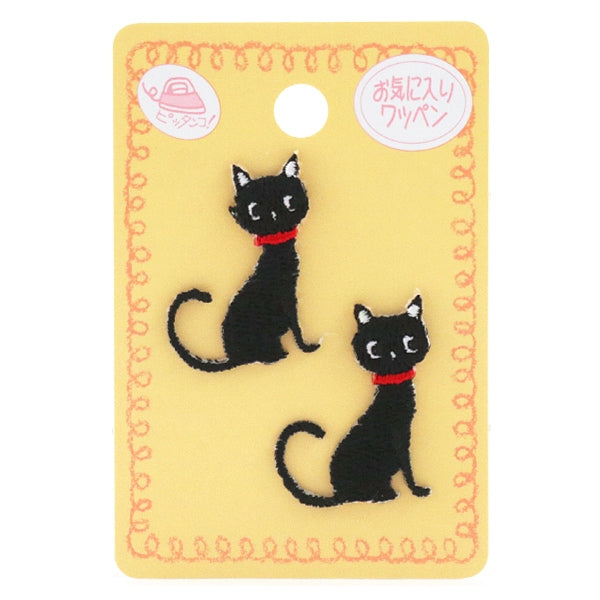 ワッペン 『MOW581 ミニワッペン ネコ』 KIYOHARA 清原
