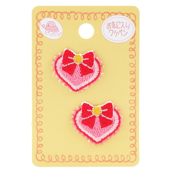 Aufnäher "Mow641 MiniAufnäher HerzFarbband』 KIYOHARA