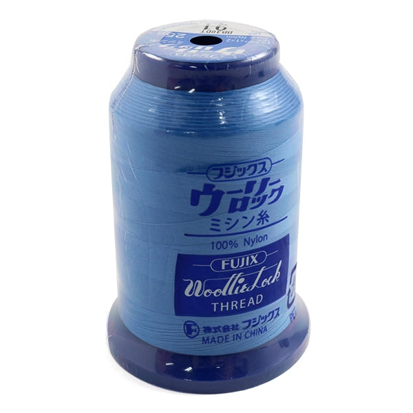 For rock sewing machineSewing machine thread "Woolylock high extension 1000m (25g) 91 color" FUJIX Fujix