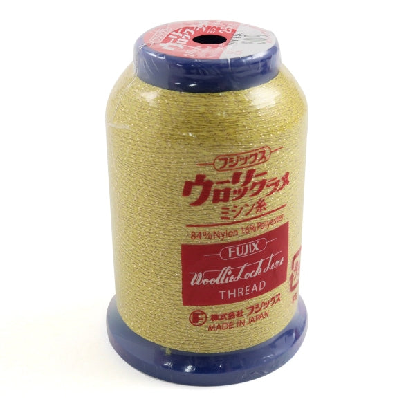 암석 재봉틀 용재봉사 "Woolly Lock Lame High Extension 1000m (25g) 509"Fujix Fujix