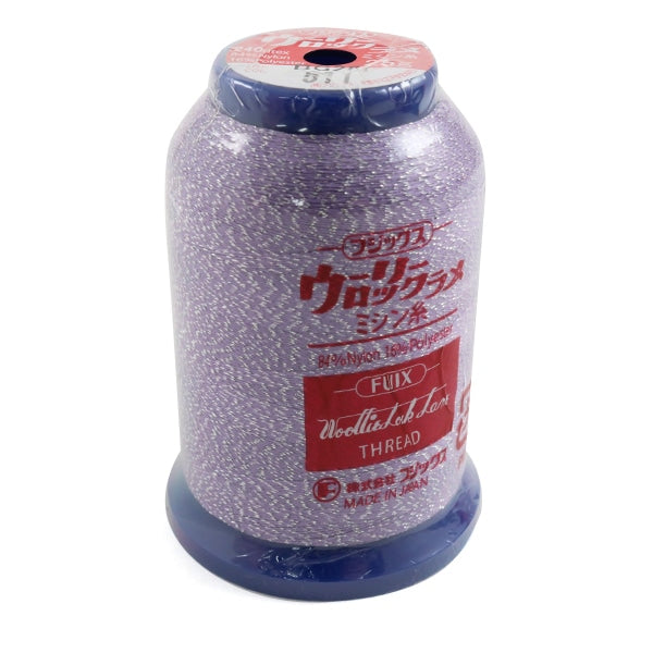 For rock sewing machineSewing machine thread "Woolly lock lame high extension 1000m (25g) 511 color" FUJIX Fujix