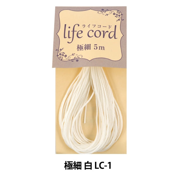 手芸糸 『ライフコード極細 白 LC-1』 – Yuzawaya