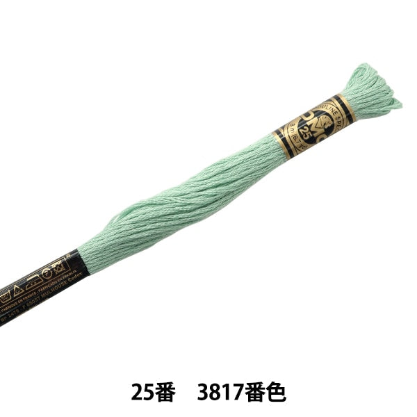 刺しゅう糸 『DMC 25番刺繍糸 3817番色』 DMC ディーエムシー