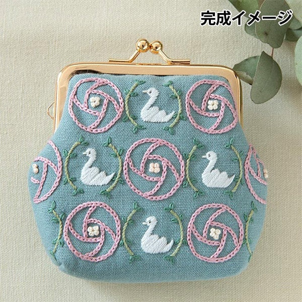 PIECE embroidery kit "chicchi's animal embroidery kit kit and rose petitGamaguchi PHC-081 PIECE (Peace)