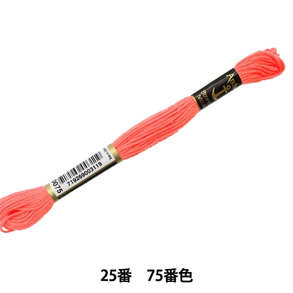 Embroidery thread "Anchor (anchor) 25th embroidery thread 75th color"