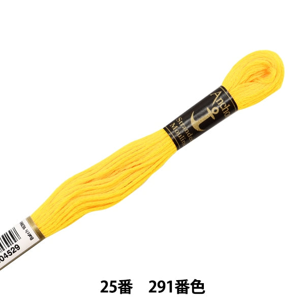 ВышивкаНитки "Якорь (якорь) № 25 вышивкаНитки 291 Цвет "