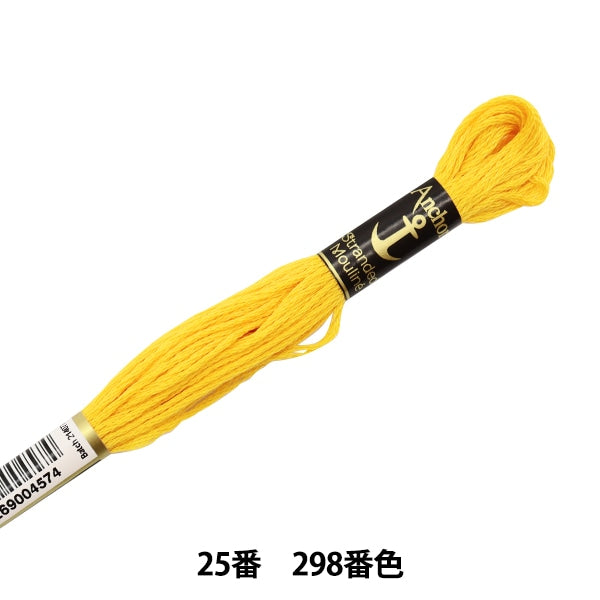 ВышивкаНитки "Якорь (якорь) № 25 вышивкаНитки 298 Цвет "