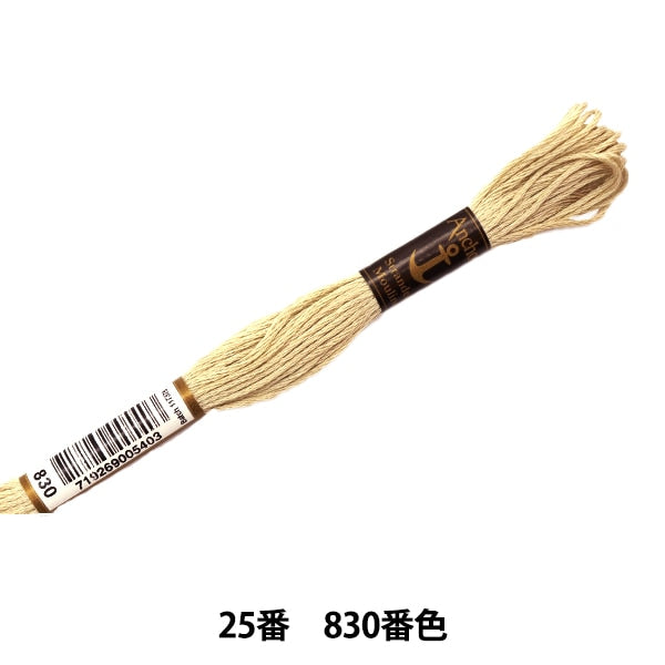 Broderiefil "Ancre (ancre) n ° 25 broderiefil 830 couleur "