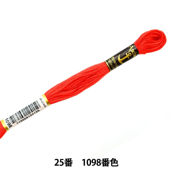 Embroidery thread "Anchor (anchor) 25th embroidery thread 1098"