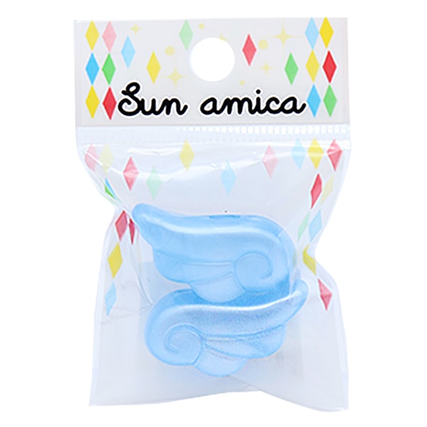 أجزاء الحرف اليدوية "حلقة نهاية الجناح اللؤلؤة الزرقاء REW-02"