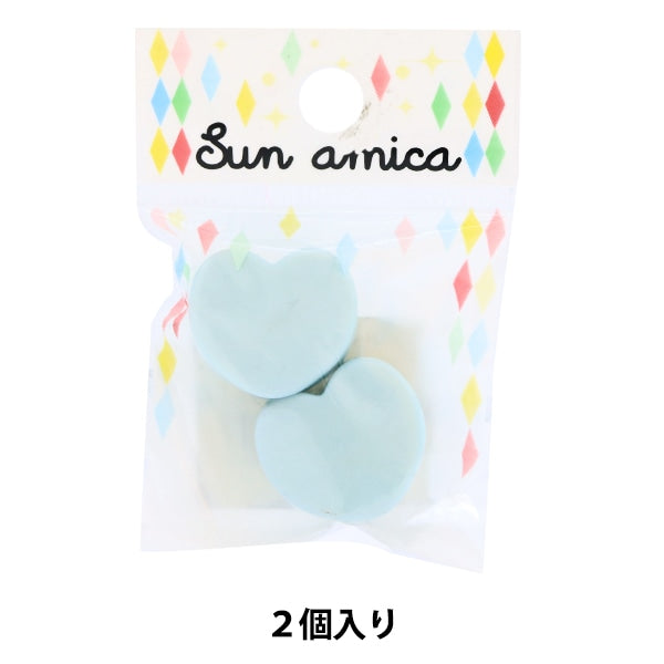 手芸パーツ 『ループエンド ハート ミント REH-4』