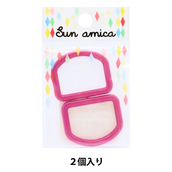 수예부품 "d-can 2.5cm 핑크 DKN-2"