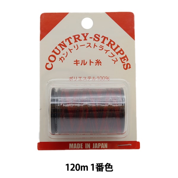 Sewing machine thread "Country Stripes #30/3 120m 1st color" Daikoku Shiryo
