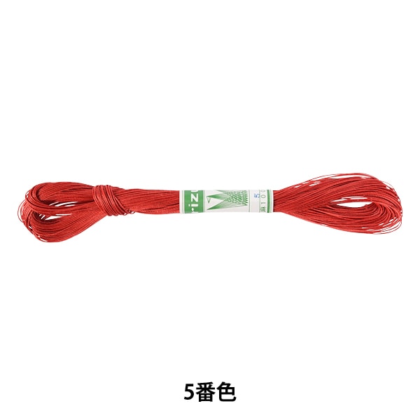 خيط الخياطة اليدوية "خيط زر القنب Tsurede رقم 20 30 م اللون الخامس" كاناغاوا