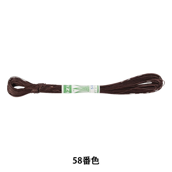 خيط الخياطة اليدوية "خيط زر القنب Tslede رقم 20 30 م #58 لون" كاناغاوا