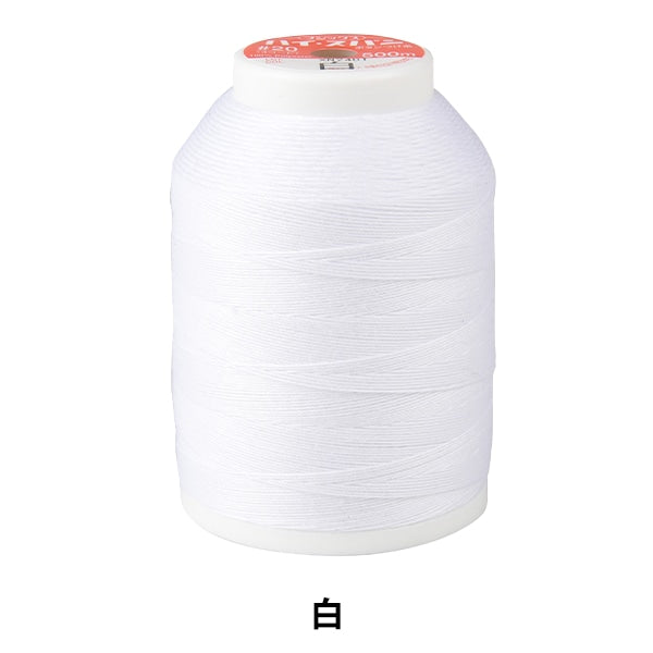 خيط خياطة يدوي "خيط زر عالي الامتداد #20500م أبيض" Fujix Fujix