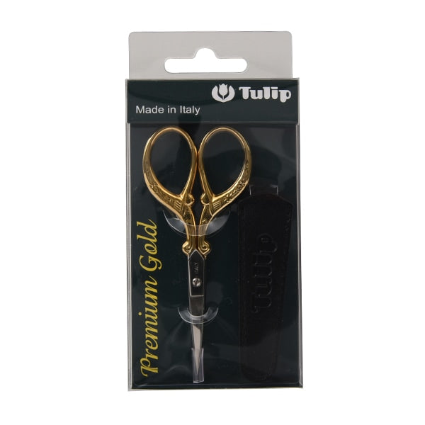 Ножницы для вышивания "РоскошьНиткиKiriharasami Premium Gold Tig-001" Тюльпан тюльпан