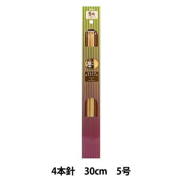 إبر الحياكة `` الخيزران الصلبإبر الحياكة 4 ابر 30 سم رقم 5 يوشين يوشين