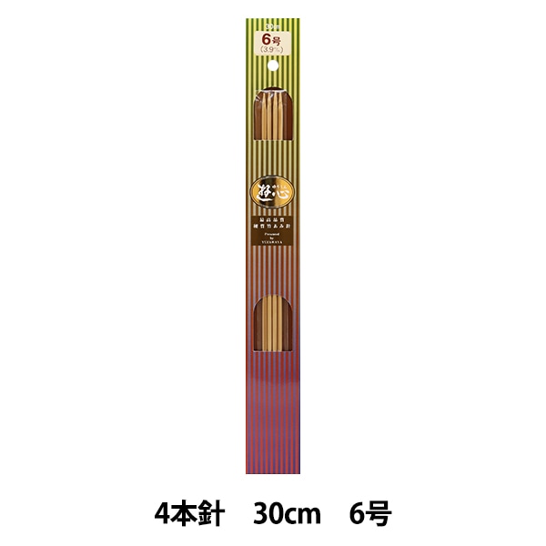 Stricknadeln "Hartes BambusStricknadeln 4 Nadel 30 cm 6 "" Yushin spielen Herz