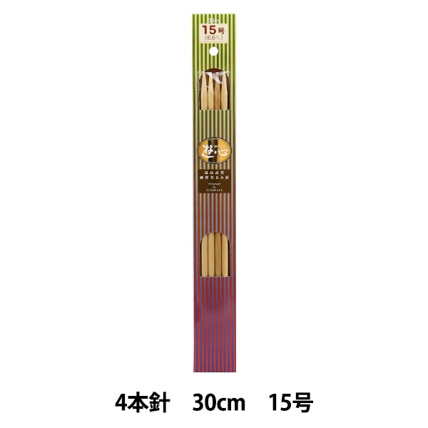 Stricknadeln "Hartes BambusStricknadeln 4 Nadel 30 cm 15 "