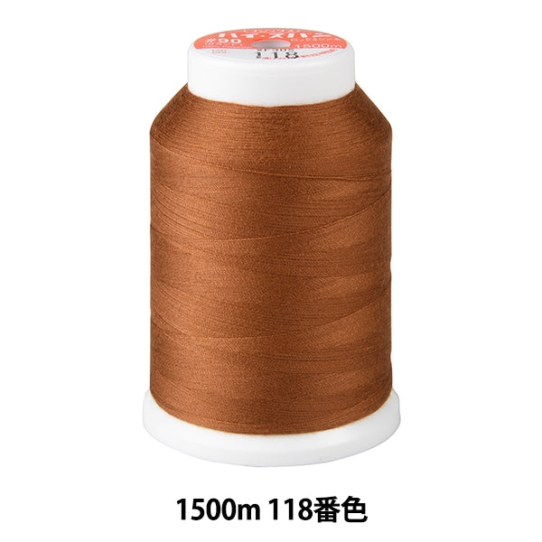 خيط ماكينة الخياطة ``قفل عالي المدىخيط ماكينة الخياطة #90 1500 م اللون رقم 118” فوجيكس فوجيكس