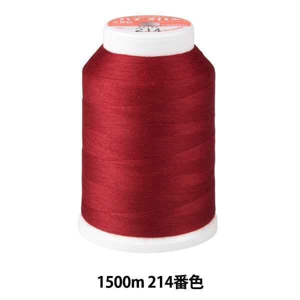 خيط ماكينة الخياطة ``قفل عالي المدىخيط ماكينة الخياطة #90 1500 م اللون 214” فوجيكس فوجيكس