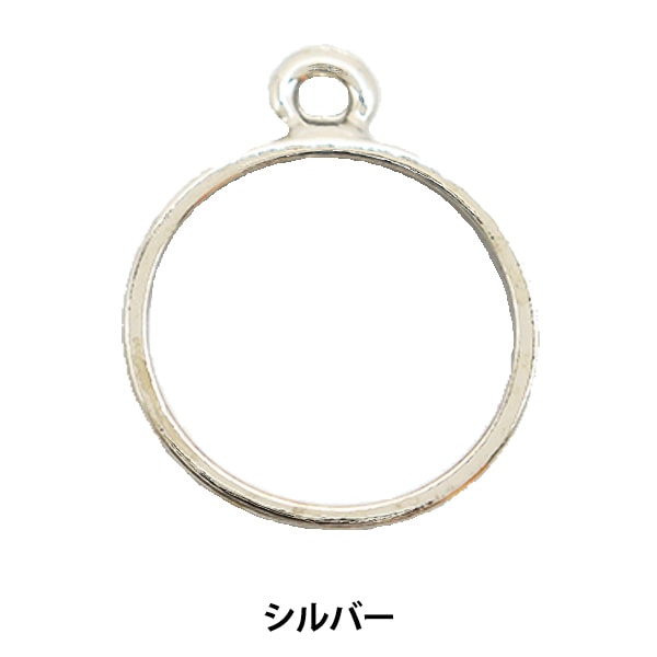 レジンアクセサリー　No.102 レジンパーツ 『レジン枠 ラウンド シルバー 1個入り No.102』 – Yuzawaya